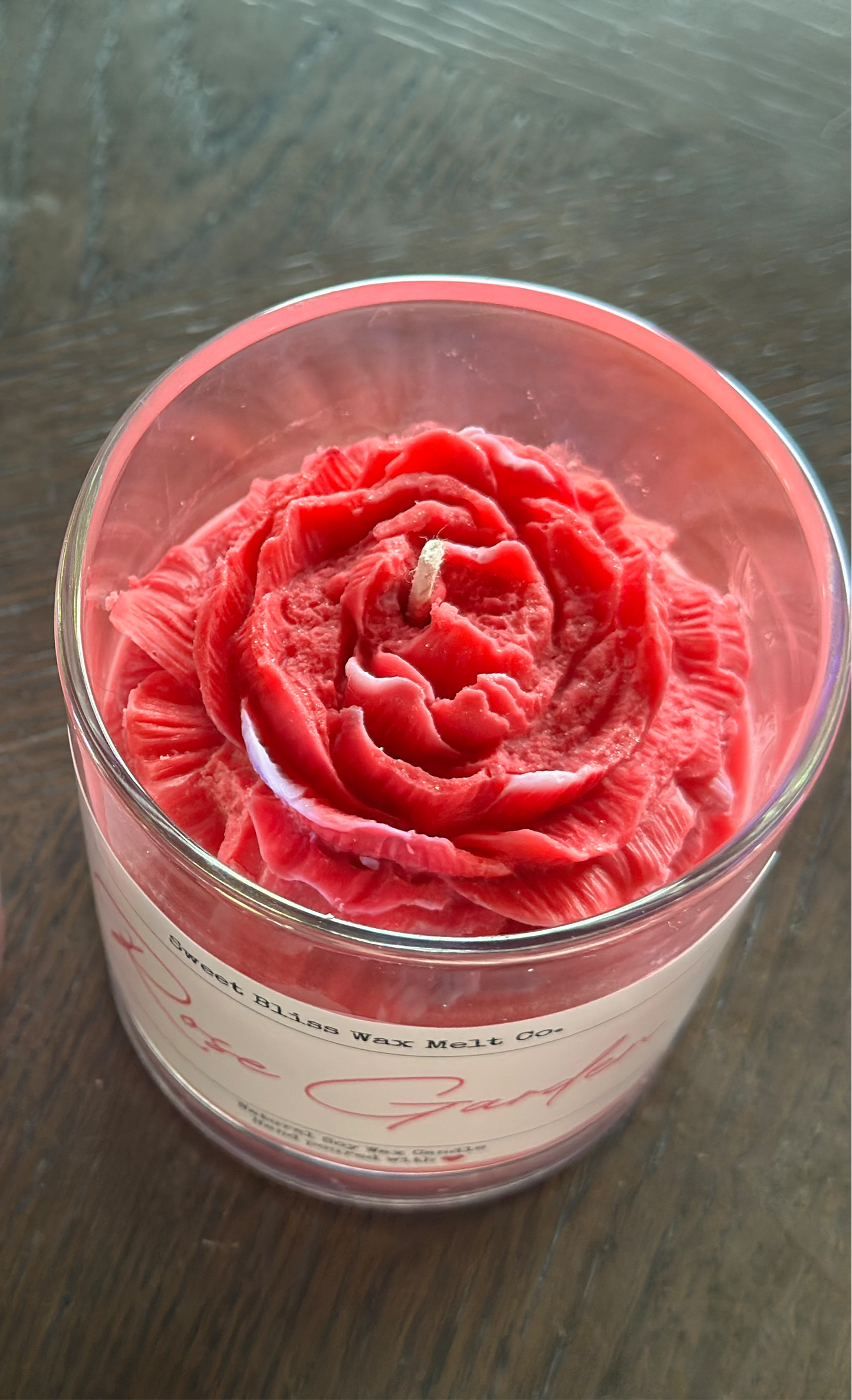 Rose Garden Peony Candle