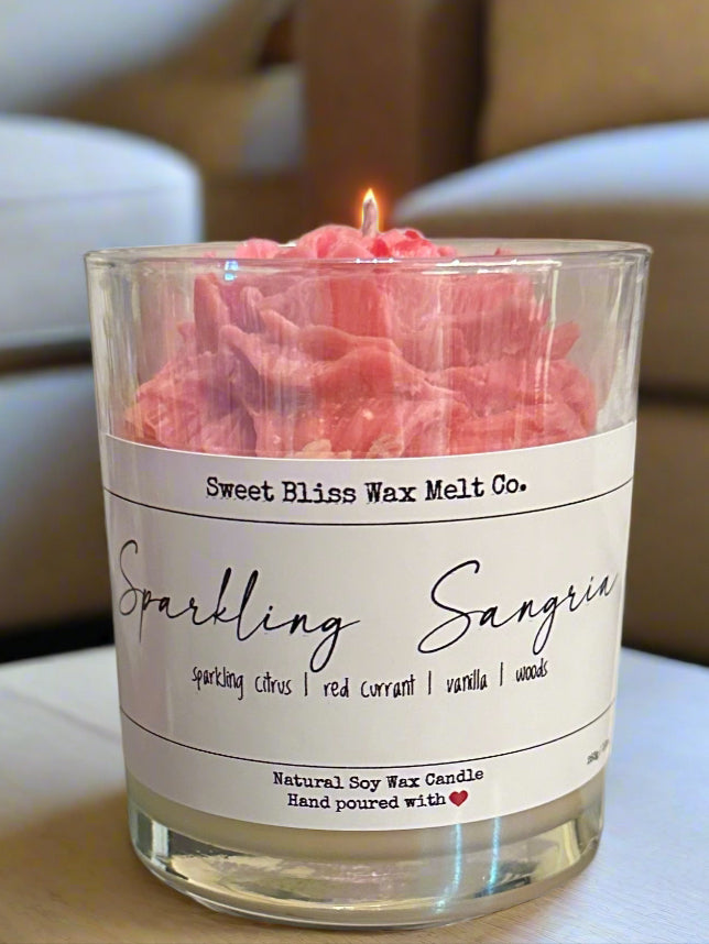 Sparkling Sangria- Peony Candles