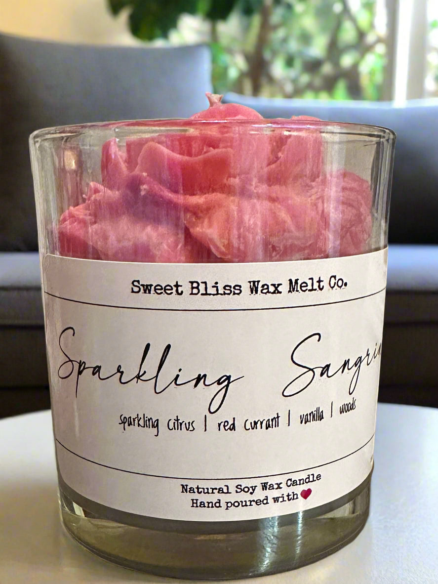 Sparkling Sangria- Peony Candles