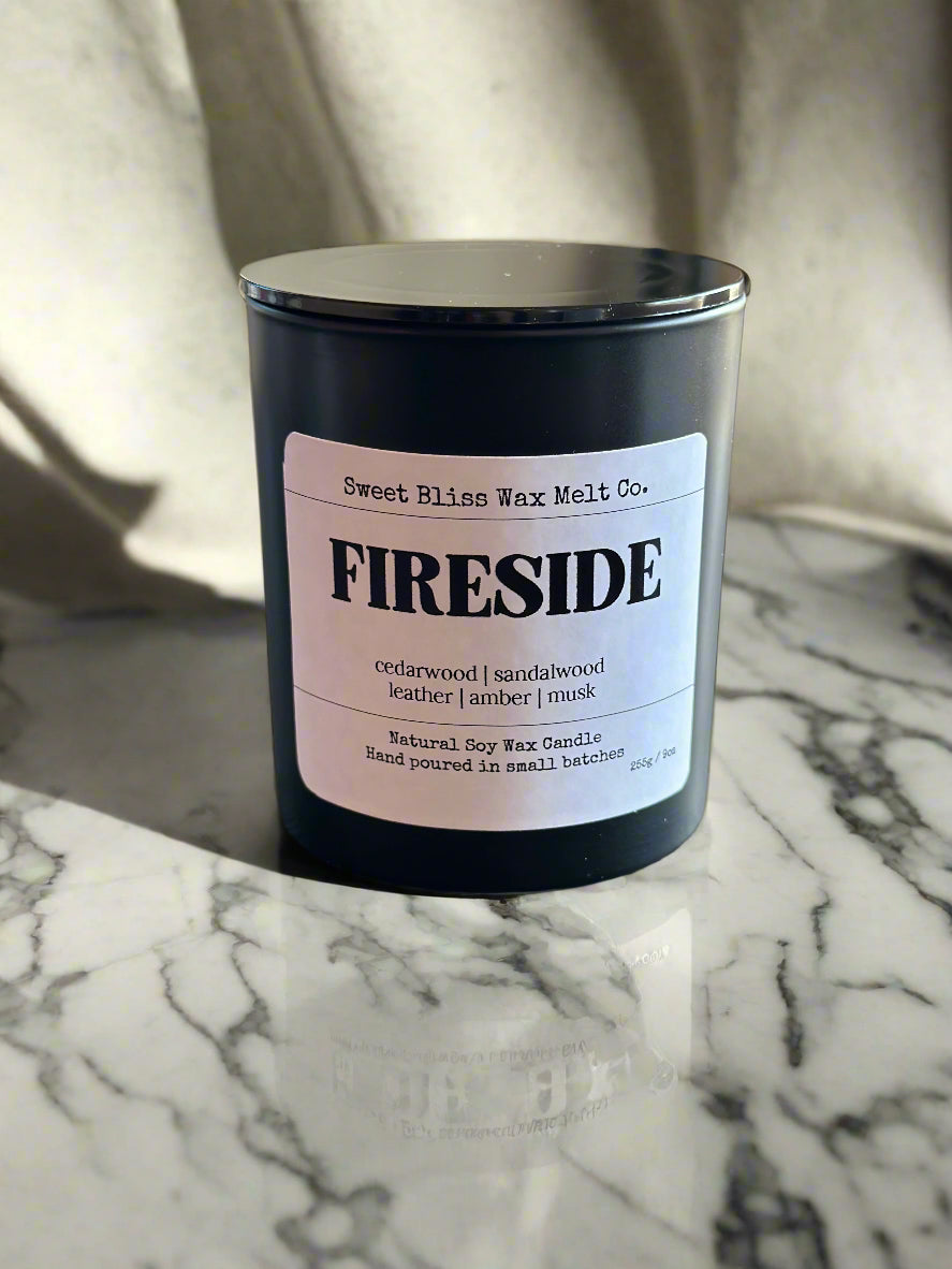 Fireside 9oz Black Jar