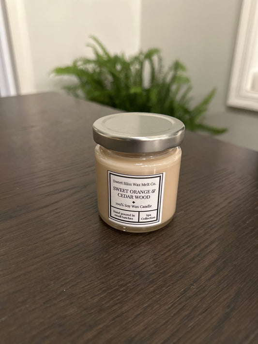 Sweet Orange and Cedar Wood Candle