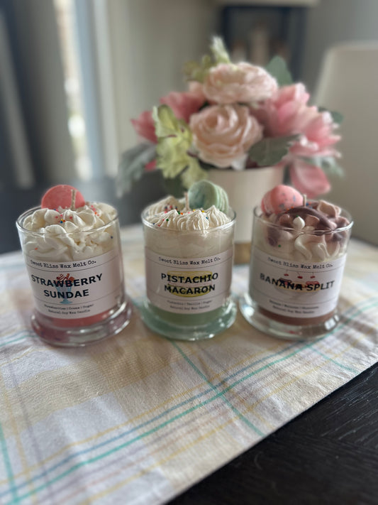 Dessert Rock Jar Candles