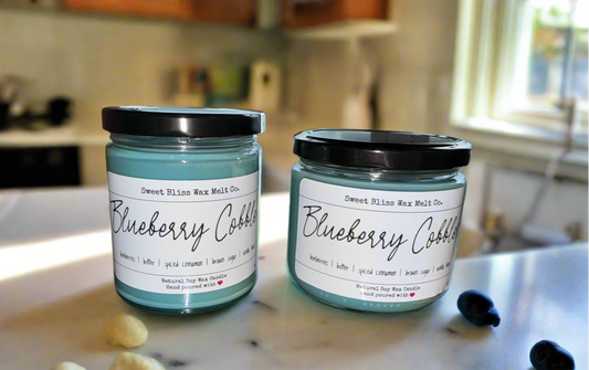 Blueberry Cobbler 🫐 Jar Candles