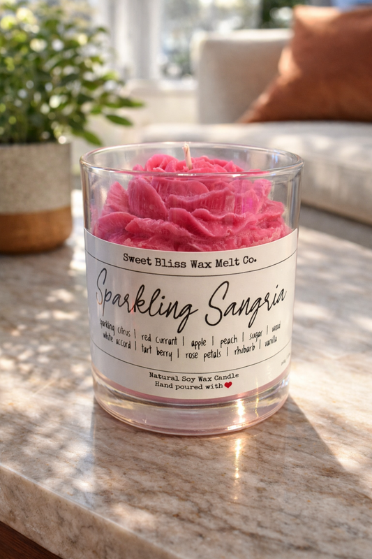 Sparkling Sangria- Peony Candles
