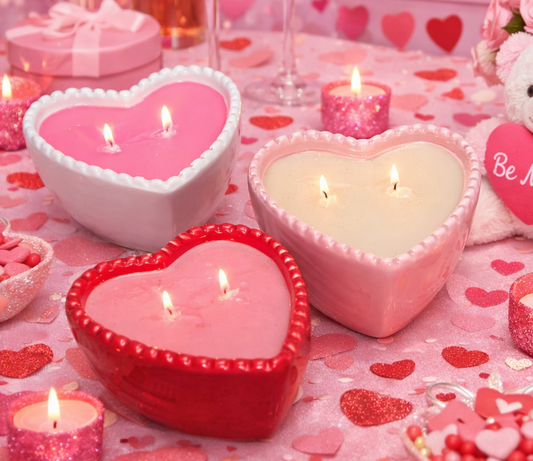 Valentine's Heart Candles- Limited Edition
