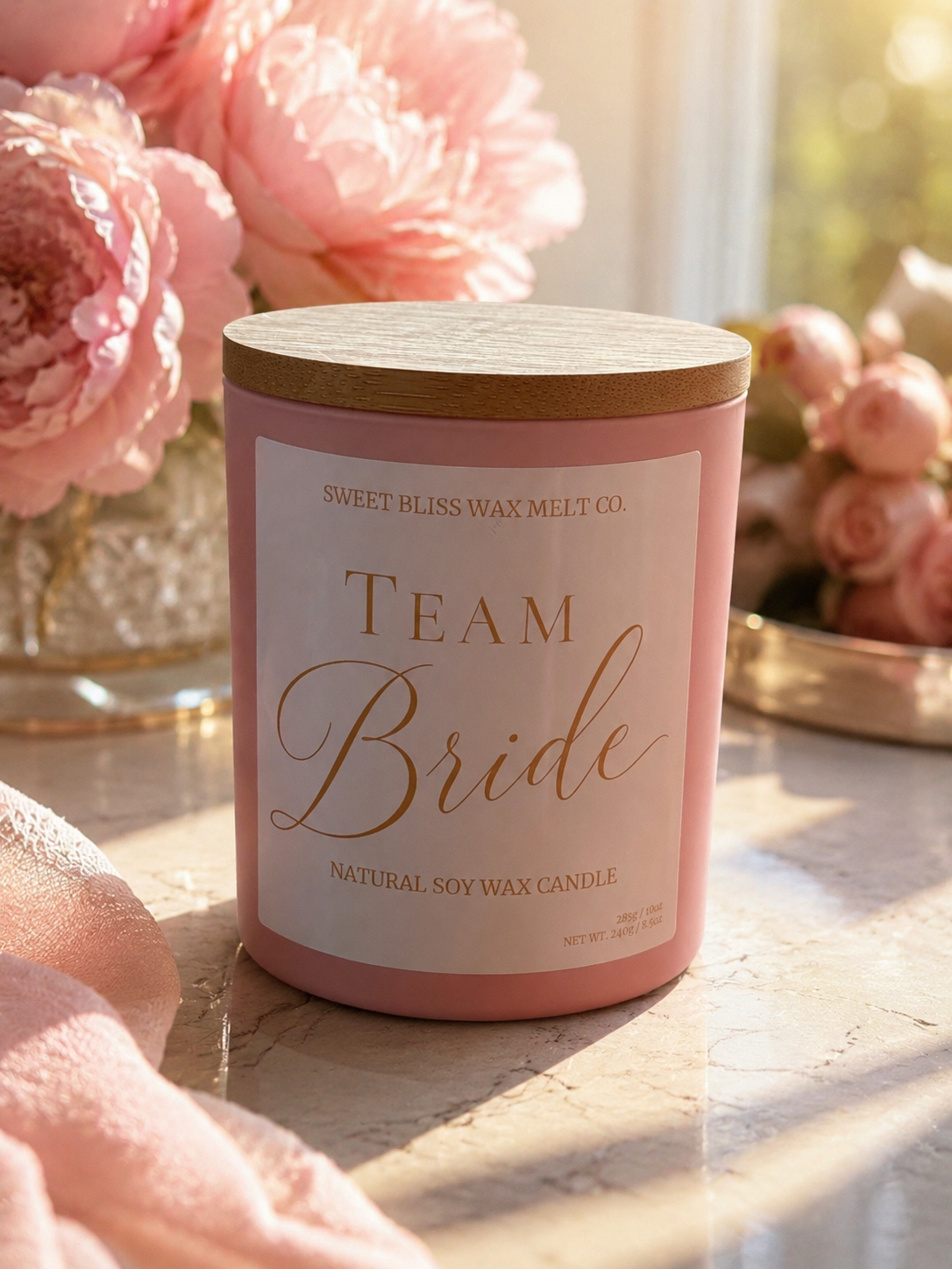 Bridal Party Candle-Fragrance selection upon purchase