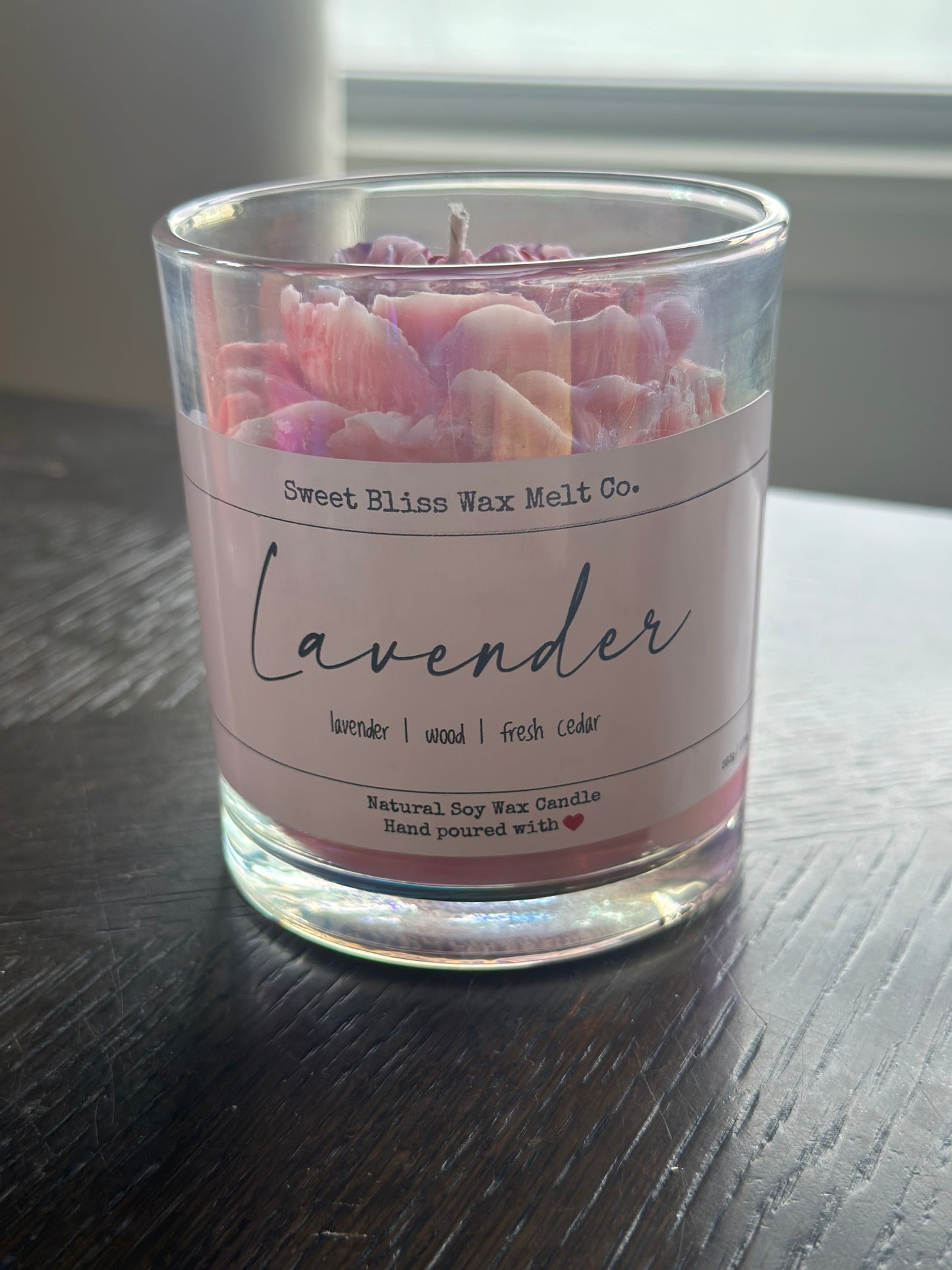 Lavender- Peony Candles