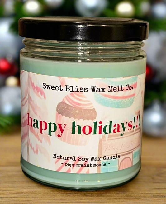 Happy Holidays 9oz Candle