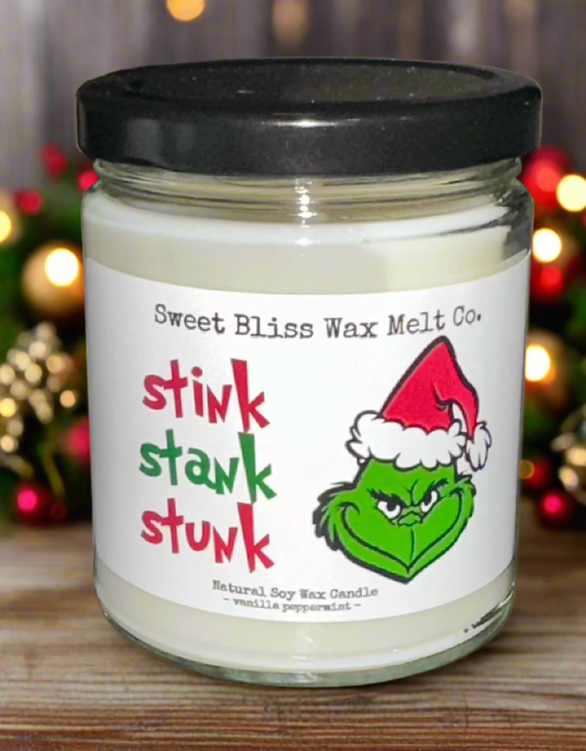 Grinch Stink Stank Stunk 9oz Candle