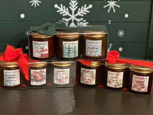 4 oz Holiday Trio Candle Set