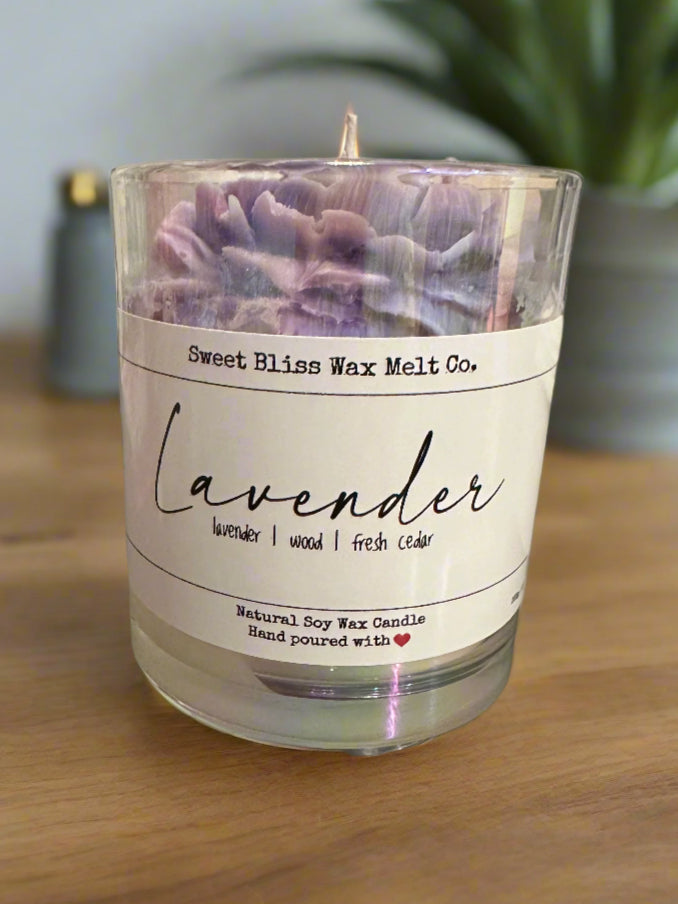 Lavender- Peony Candles