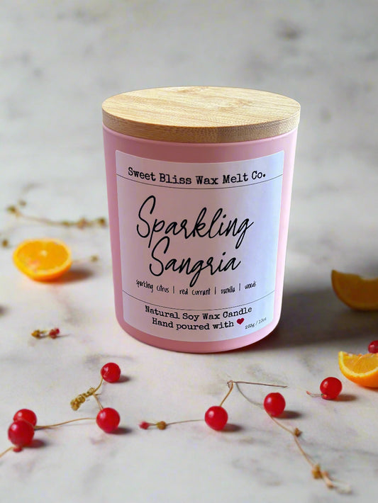 Sparkling Sangria 10 oz Bamboo Lid Jar